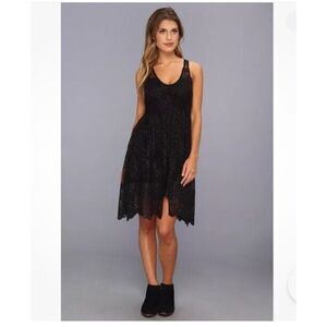 Free People 2 XS MINI Kristal DRESS $128‎ TUNIC SHIRT Black Color